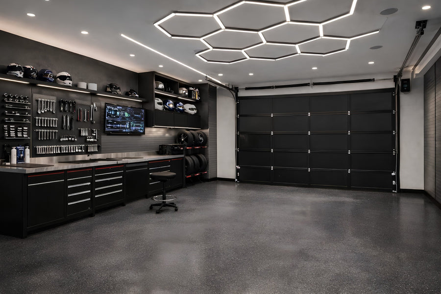 How to Install Hexagon Garage Lights (Step-by-Step)