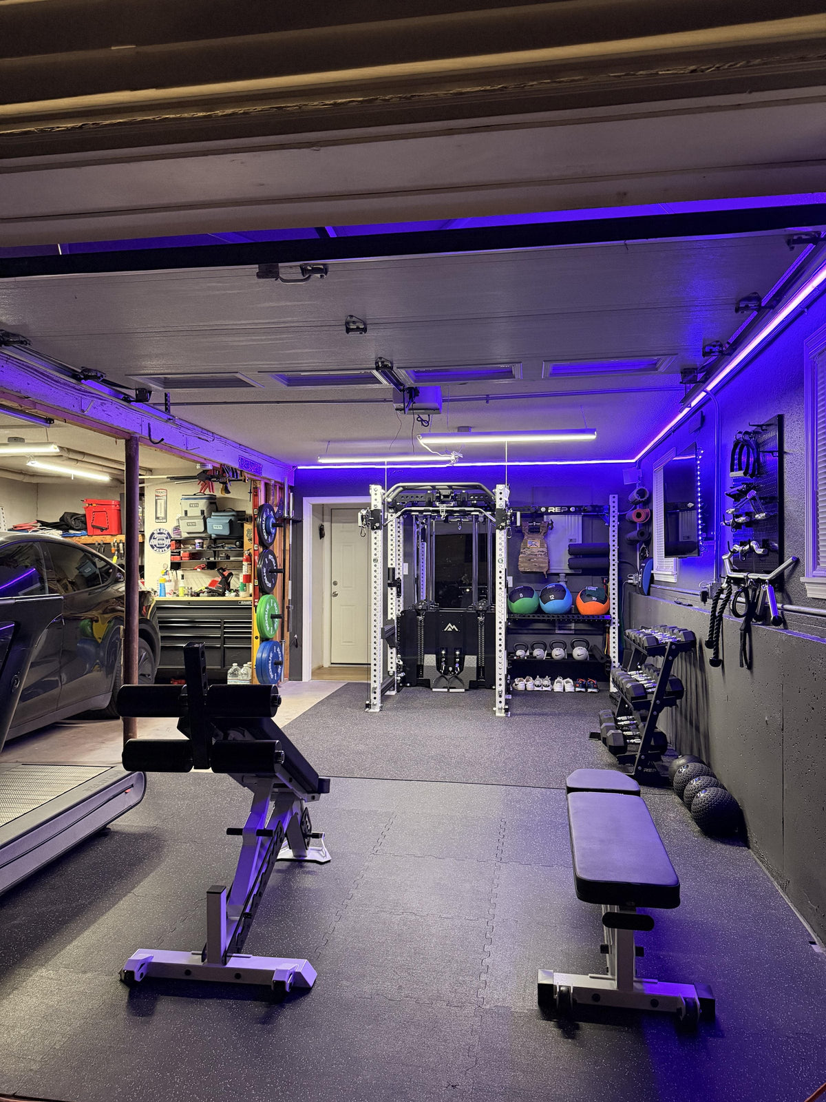 Garage Accent Lighting Ideas That Don't Look Like a Dorm Room