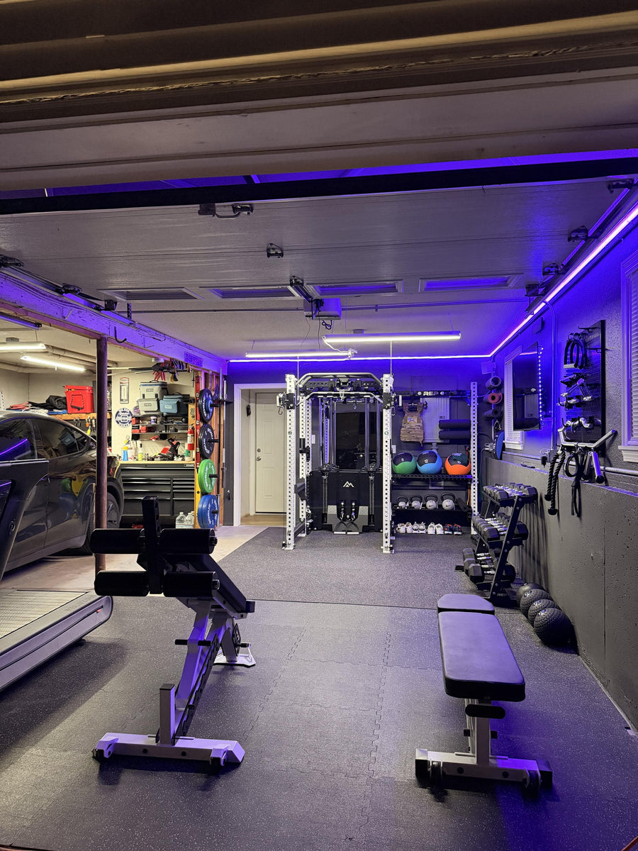 Garage Accent Lighting Ideas That Don't Look Like a Dorm Room