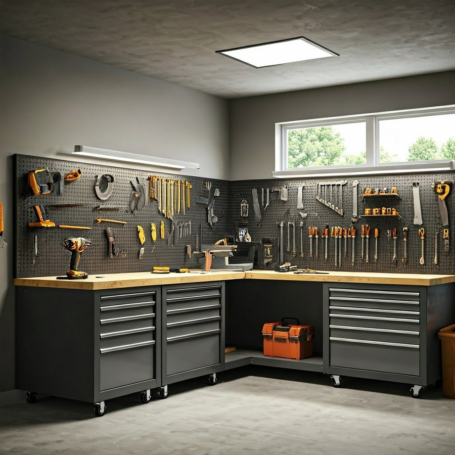 How to Build a Garage Workbench Zone That Actually Works