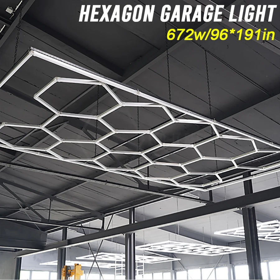 Two Bay Detailing Hex Grid with Border Frame