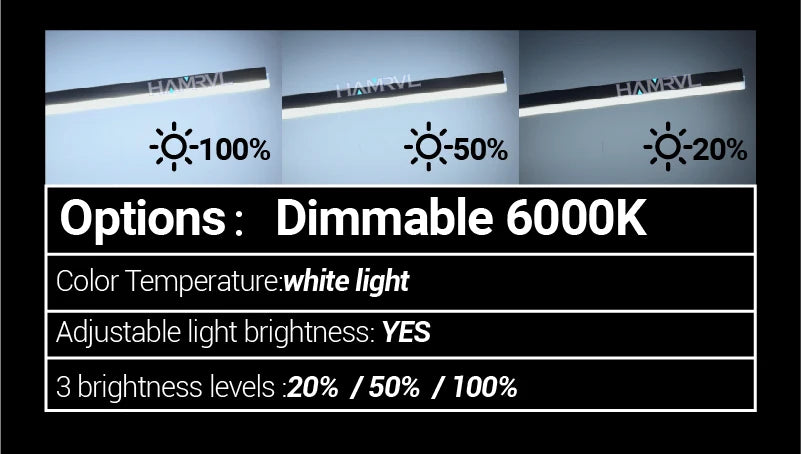 Two Bay Tri-Color Dimmable Hex Light, 3000K / 4000K / 6000K or RGB