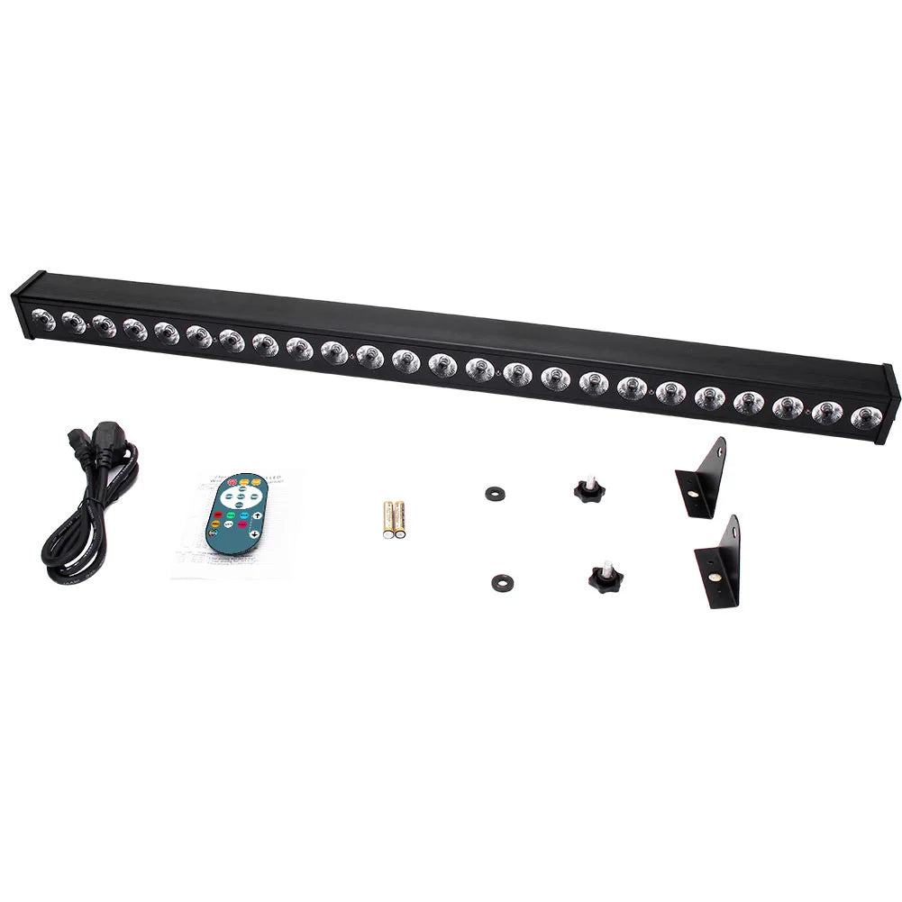 Two Bay RGB Wall-Wash Light Bar, 60W with Remote
