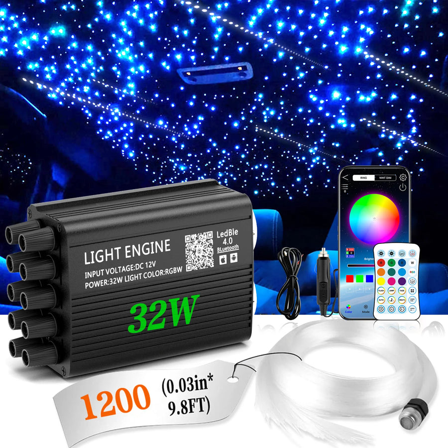 Two Bay Starlight Ceiling Kit, 1,200 Twinkle Points