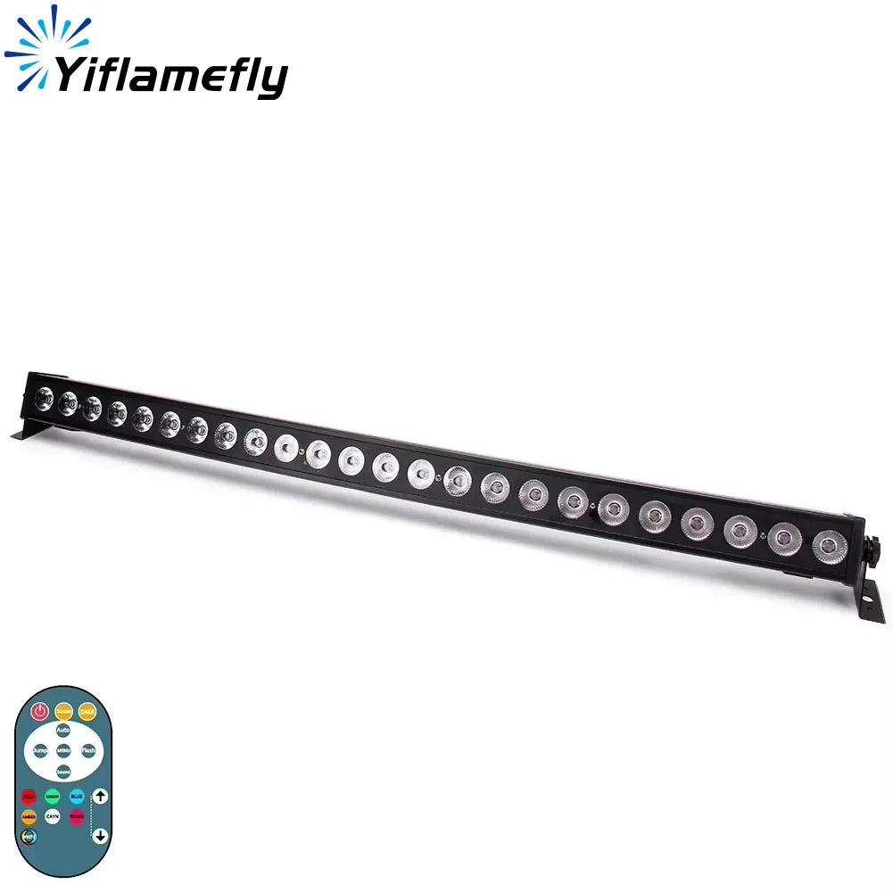 Two Bay RGB Wall-Wash Light Bar, 60W with Remote