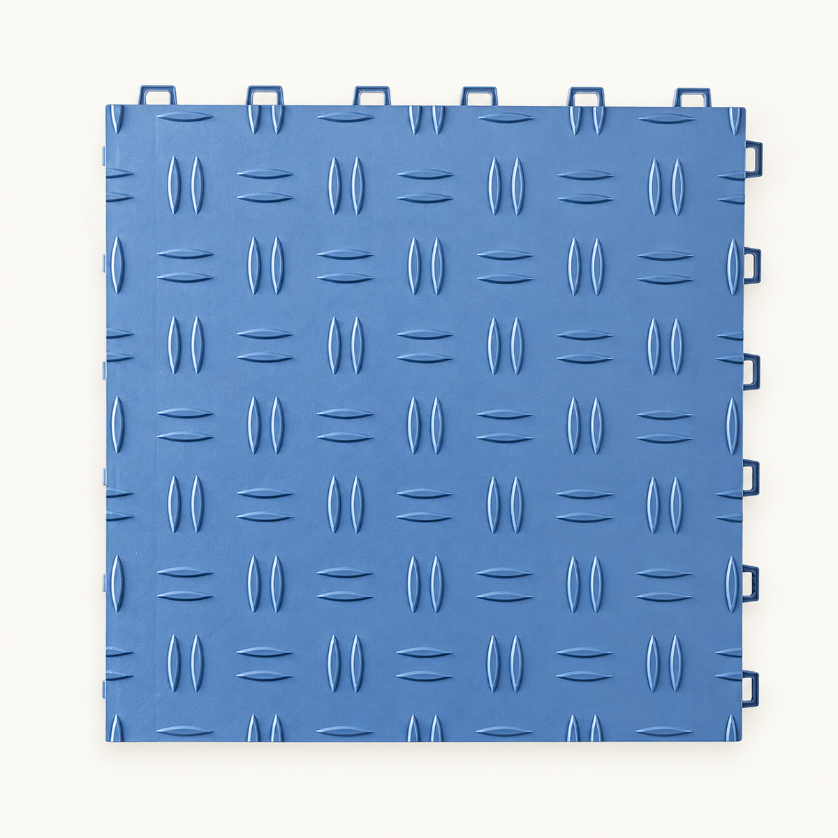Interlocking Garage Floor Tiles, 50-Pack, Blue