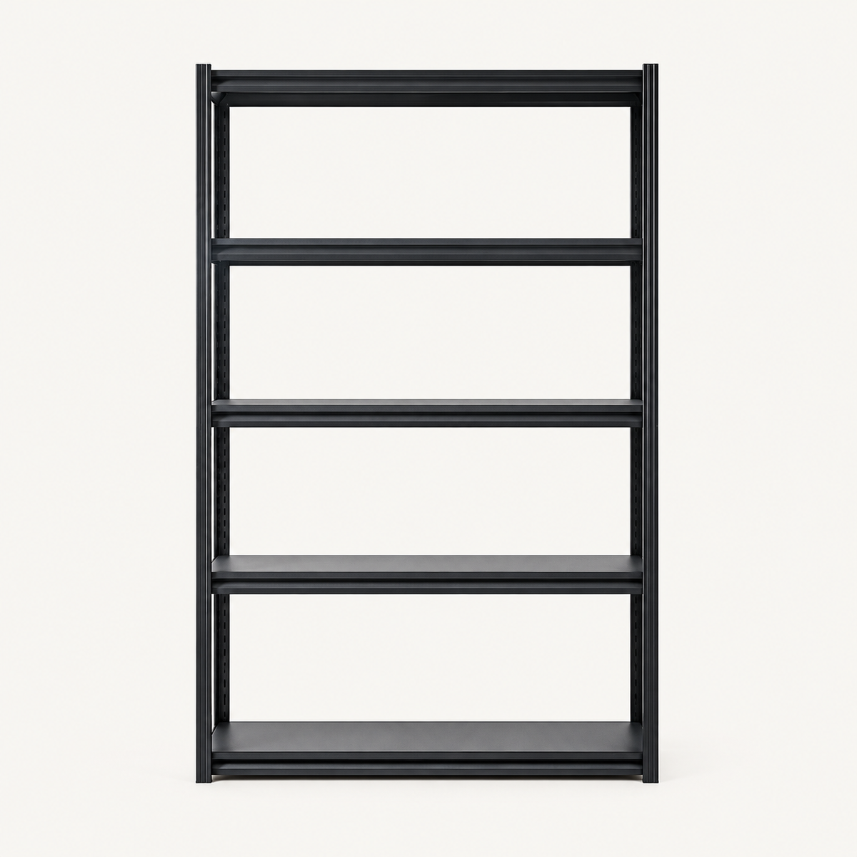 5-Tier Metal Garage Storage Shelving, Black