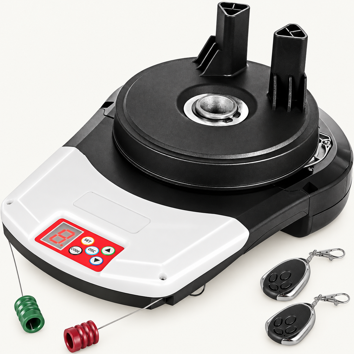 Garage Roller Door Opener, 800 N, 110V, 2 Remotes
