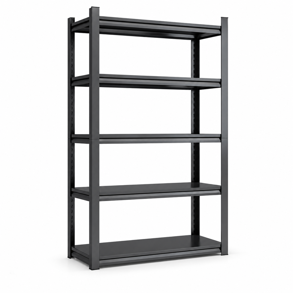 72-Inch Garage Shelving, 35.4-Inch Width — Black on white background