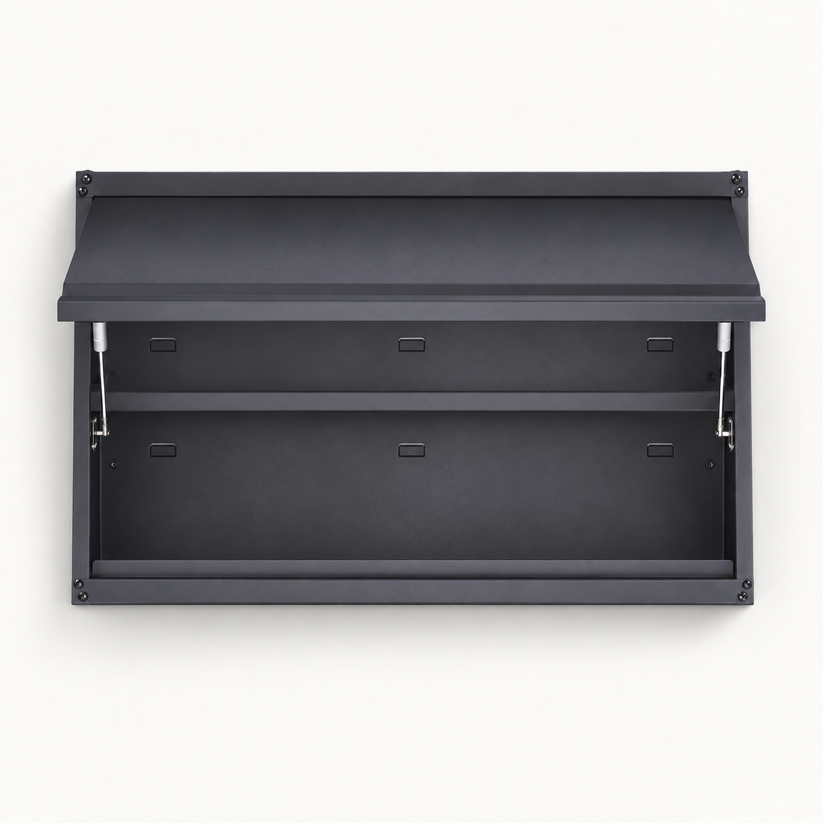 Lift-Up Wall Garage Cabinet, 20-Inch, Black